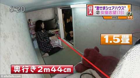 东京房租5.6万日元超窄房间如棺材引话题