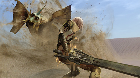 《最终幻想13：雷霆归来》放出死亡沙漠游戏画面