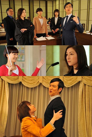 古美门研介与新垣结衣饰演的热血律师黛真知子这对"凹凸组合"也大受