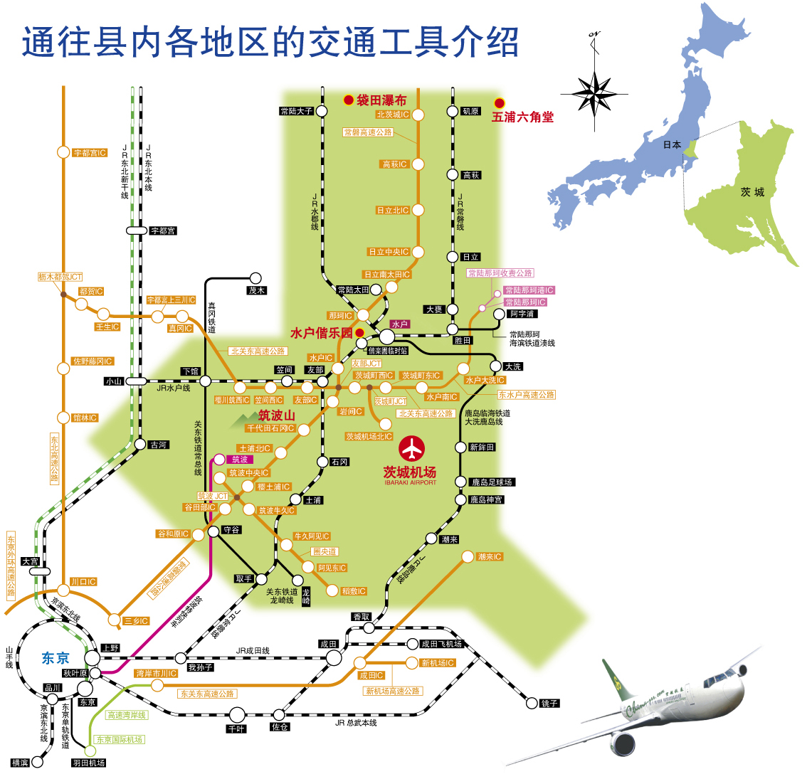 通往县内各地区的交通工具介绍