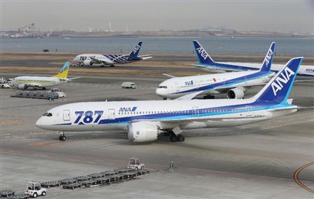 日航全日空6月将重新启用波音787客机
