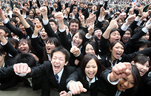 日本今年高校毕业生就业率93.9% 连续两年增长