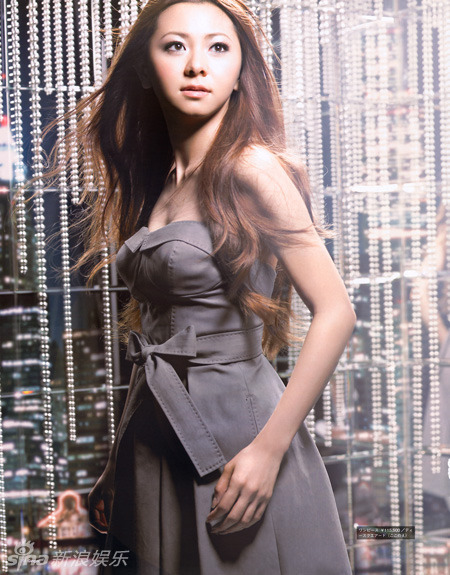 仓木麻衣写真清新自然 小露香肩