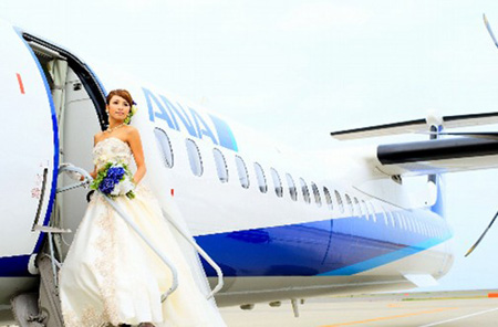 日本公司将在两万英尺高空举行空中婚礼