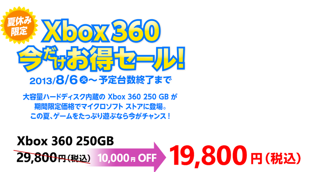 微软Xbox360游戏机在日本大降价