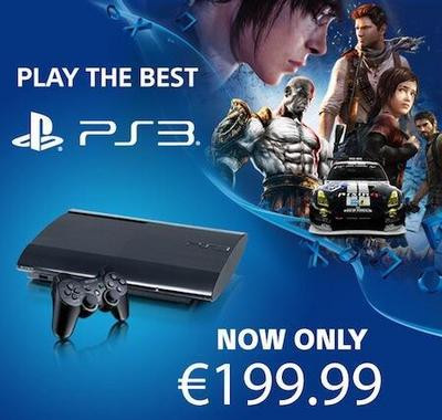 PS3欧美地区降价 只需199欧元/美元