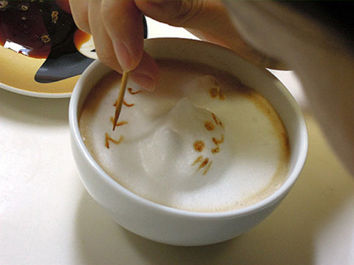 3D拿铁咖啡风靡日本