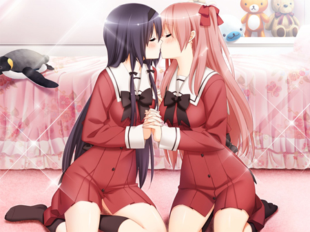 少女亲吻动画《樱trick》官网开通,2014年1月动画化