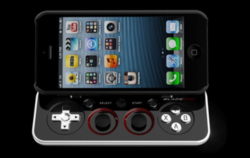 iPhone变身游戏机 Bladepad蓝牙手柄来年在日发售