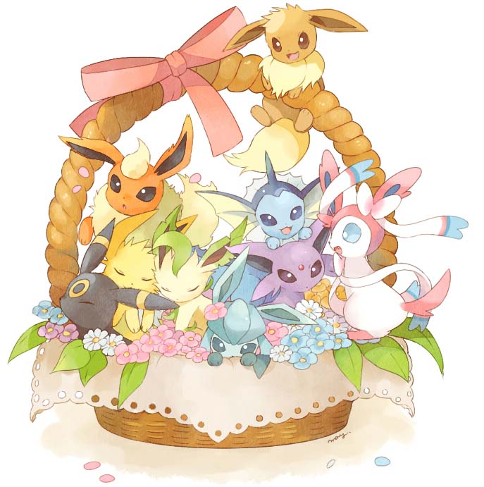 中秋月兔伊布大家族