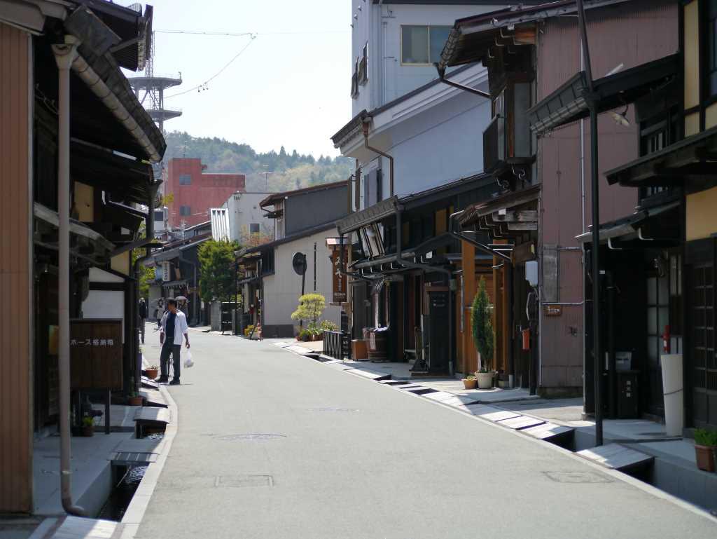 岐阜县高山市的和风街景