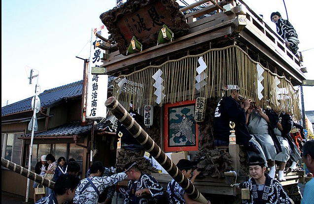 奏响浓浓江户风 千叶县佐原大祭