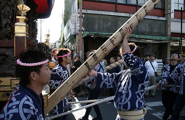 奏响浓浓江户风 千叶县佐原大祭