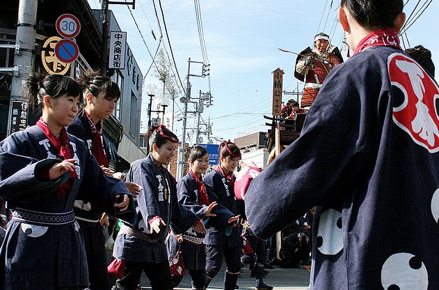 奏响浓浓江户风 千叶县佐原大祭