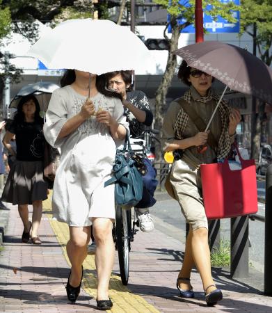 金秋十月 日本多地依然持续高温天气