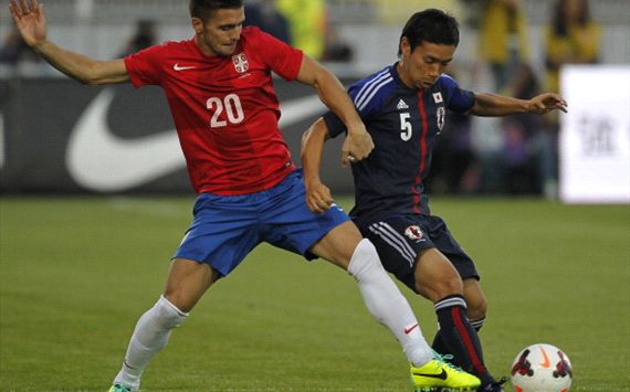 国际友谊赛 日本男足0：2塞尔维亚