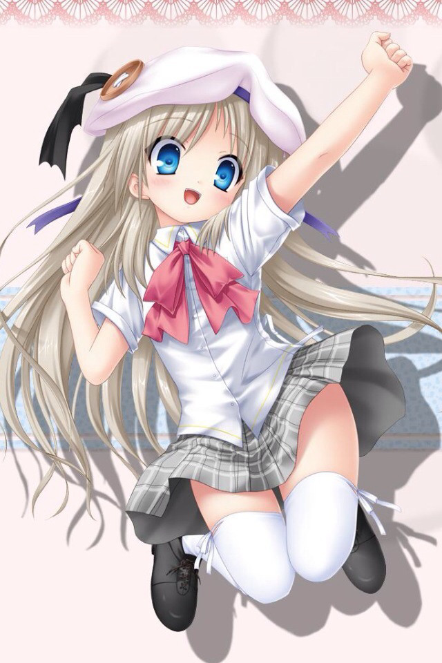 二次元的迷你裙美少女