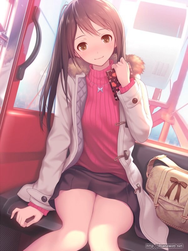 二次元的迷你裙美少女