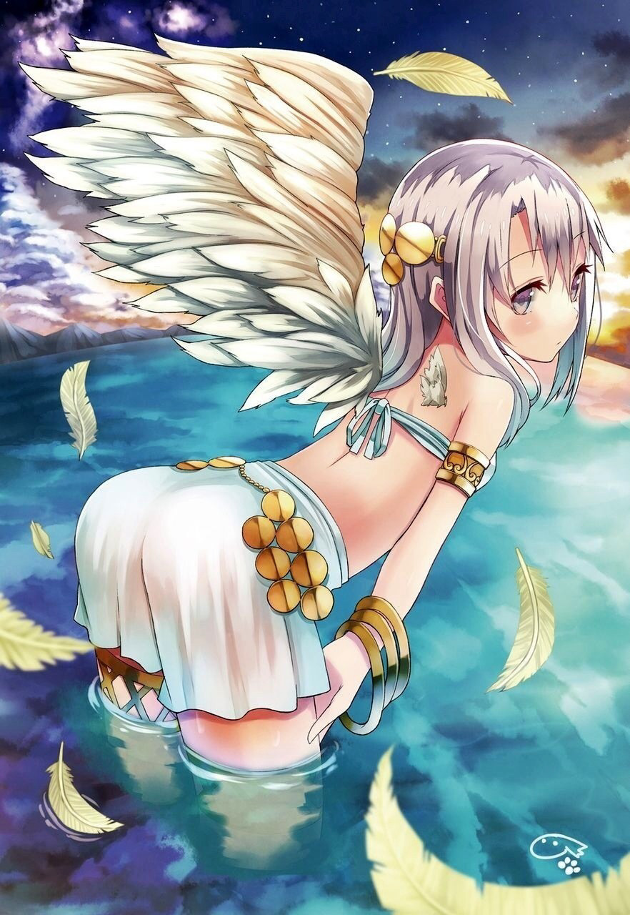 二次元的迷你裙美少女