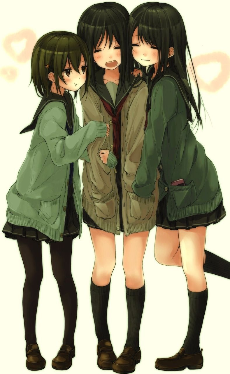 二次元的迷你裙美少女