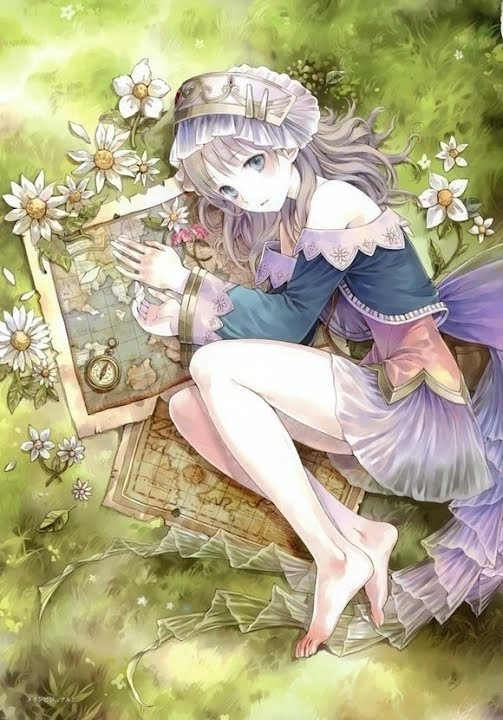 二次元的迷你裙美少女