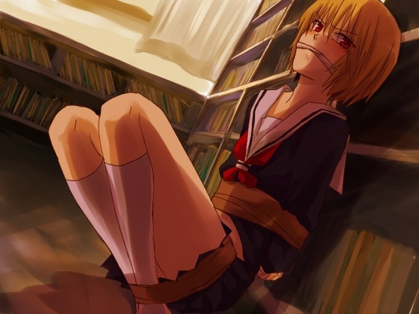 二次元的迷你裙美少女