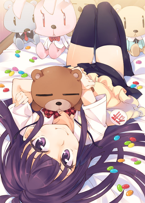 二次元的迷你裙美少女