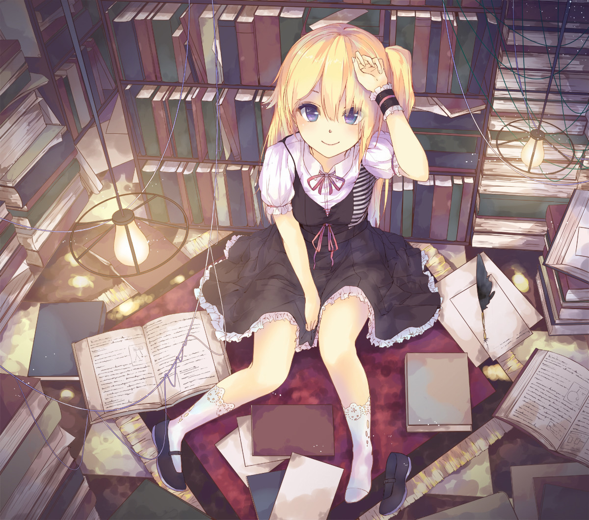 二次元的迷你裙美少女