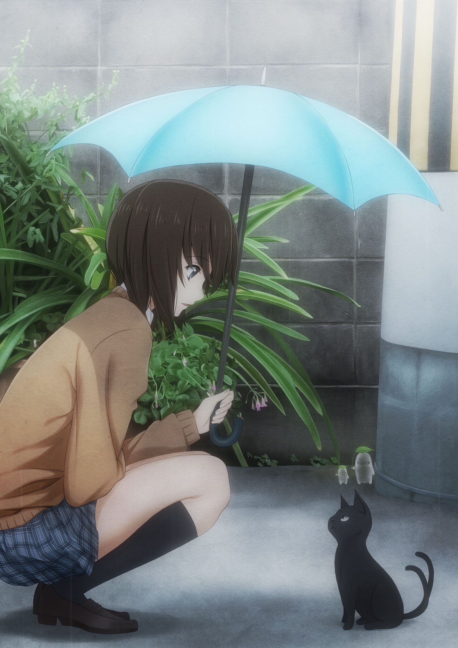 二次元的迷你裙美少女