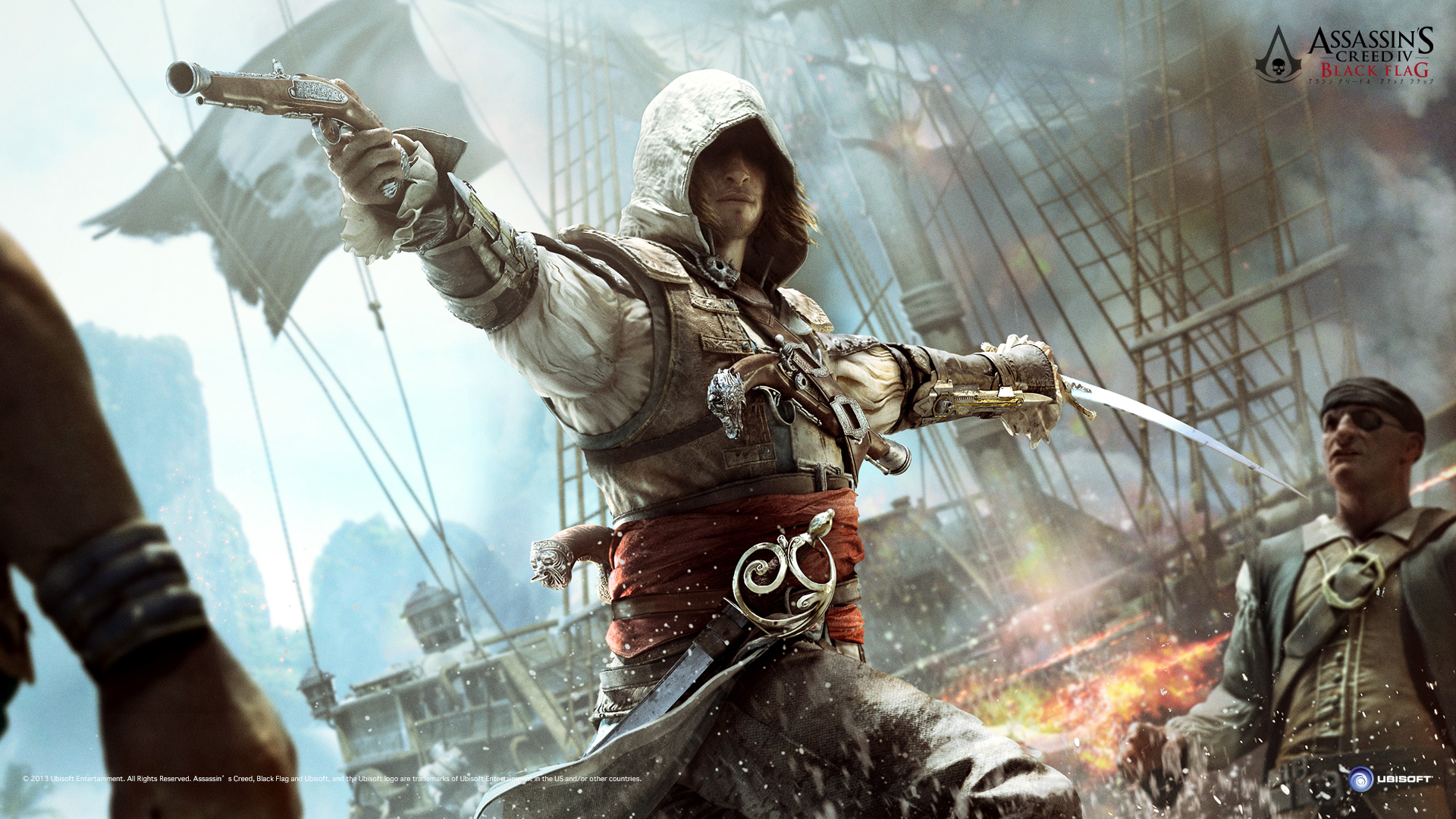 刺客信条4发售官网壁纸大放送