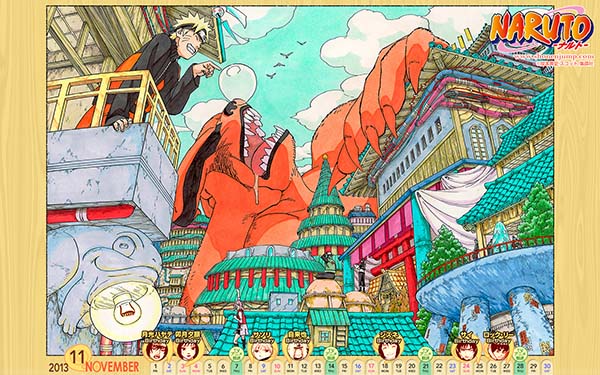 火影忍者 SOUL CATCHER(S) 黑子的篮球 JUMP11月壁纸