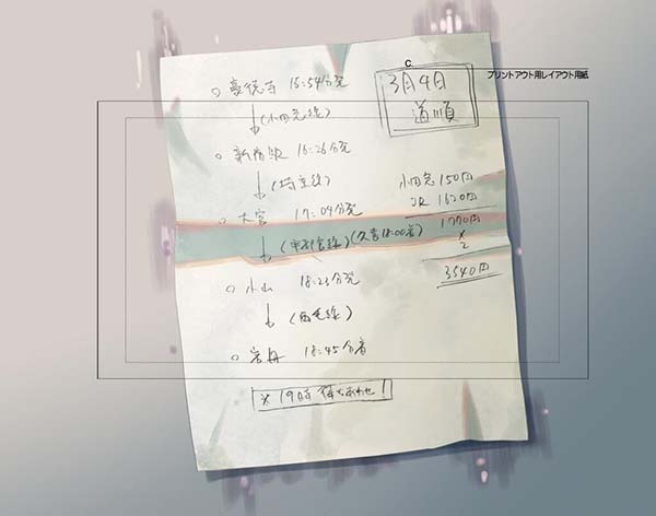 新海诚亲自公开《秒速5厘米》制作过程图片