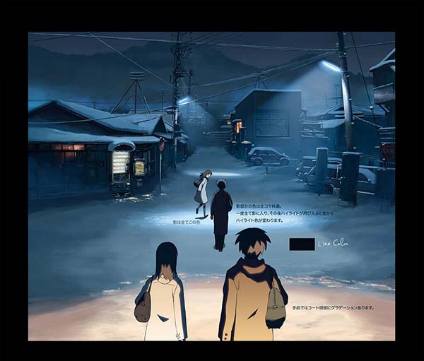 新海诚亲自公开《秒速5厘米》制作过程图片