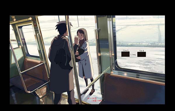 新海诚亲自公开《秒速5厘米》制作过程图片