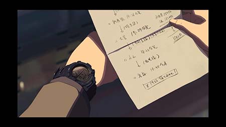 新海诚亲自公开《秒速5厘米》制作过程图片