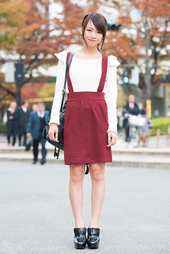 日本潮刊模特的时尚街拍