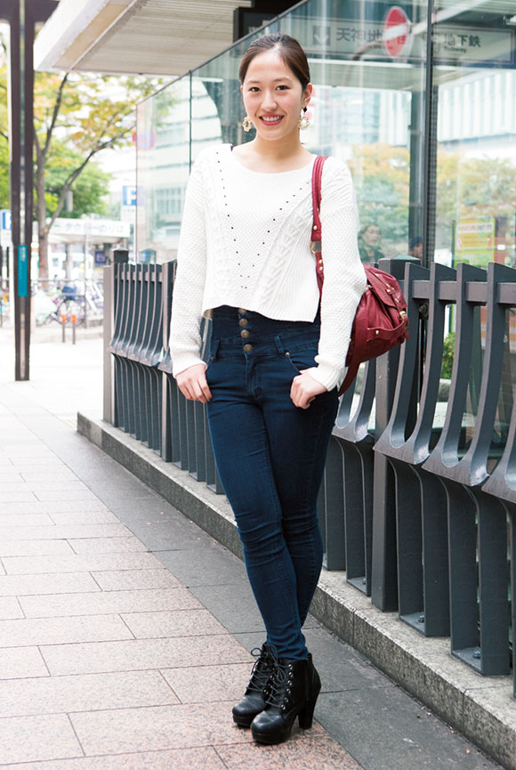 日本潮刊模特的时尚街拍