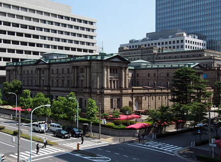 日本银行预测2016年度物价上升率约为2%