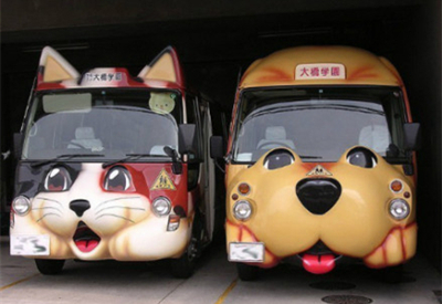 --最萌校车--围观日本幼儿园的萌校车