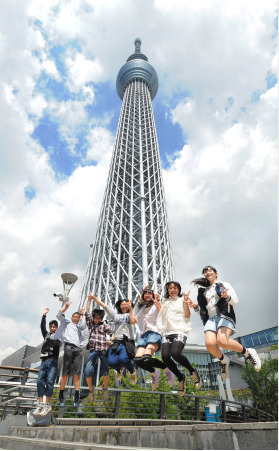 东京晴空塔开业2周年 入场人数达1172万