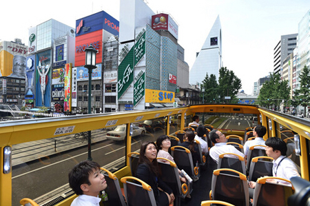近铁巴士推出大阪观光双层开放式巴士