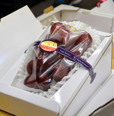 日本石川县首拍天价葡萄 1串55万日元