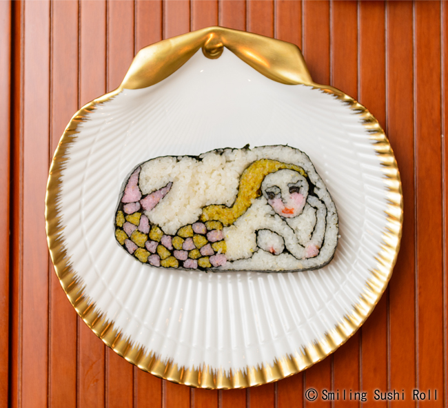 神奇的艺术！寿司卷切开后的秘密