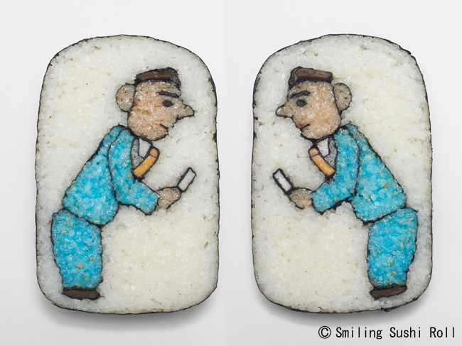 神奇的艺术！寿司卷切开后的秘密