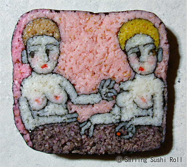 神奇的艺术！寿司卷切开后的秘密