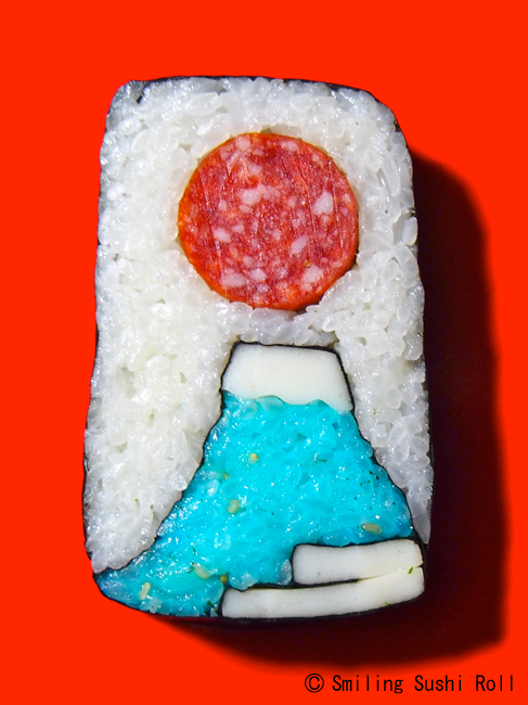 神奇的艺术！寿司卷切开后的秘密