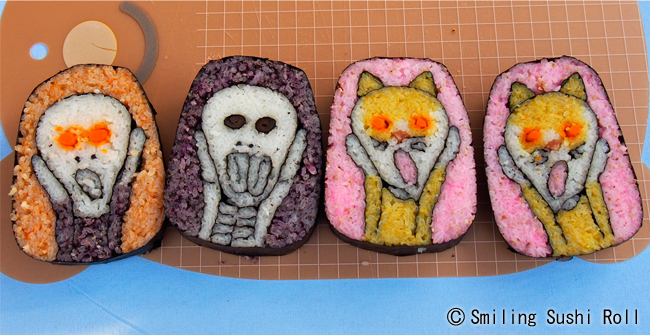 神奇的艺术！寿司卷切开后的秘密