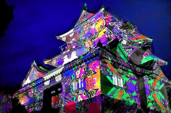 天守阁 亮相 夜空神奈川提灯夏日祭 日本通