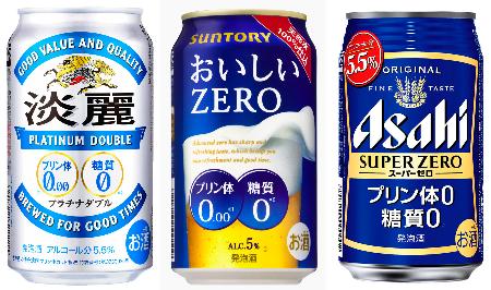 日本啤酒商陆续推出不含嘌呤碱基的啤酒