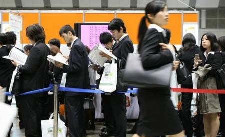 日本企业入职率六年来首次超过离职率